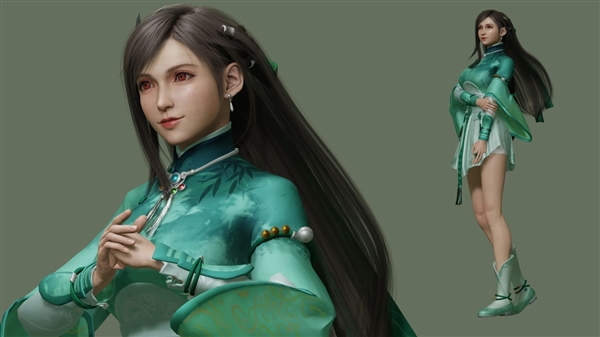 蒂法穿上仙侠装:《FF7重生》新MOD变装仙剑月清疏