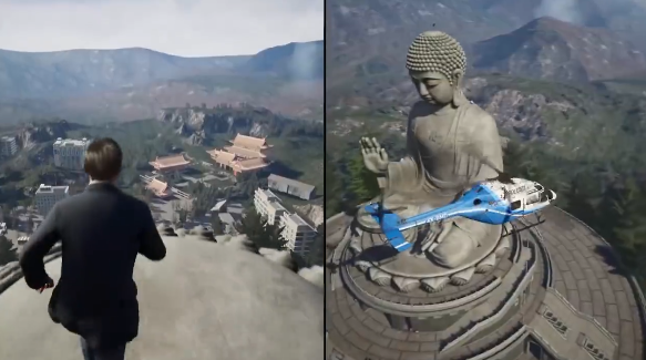 刘德华甄子丹模拟器:双人分屏合作游戏《港警成双:来自城寨》公布